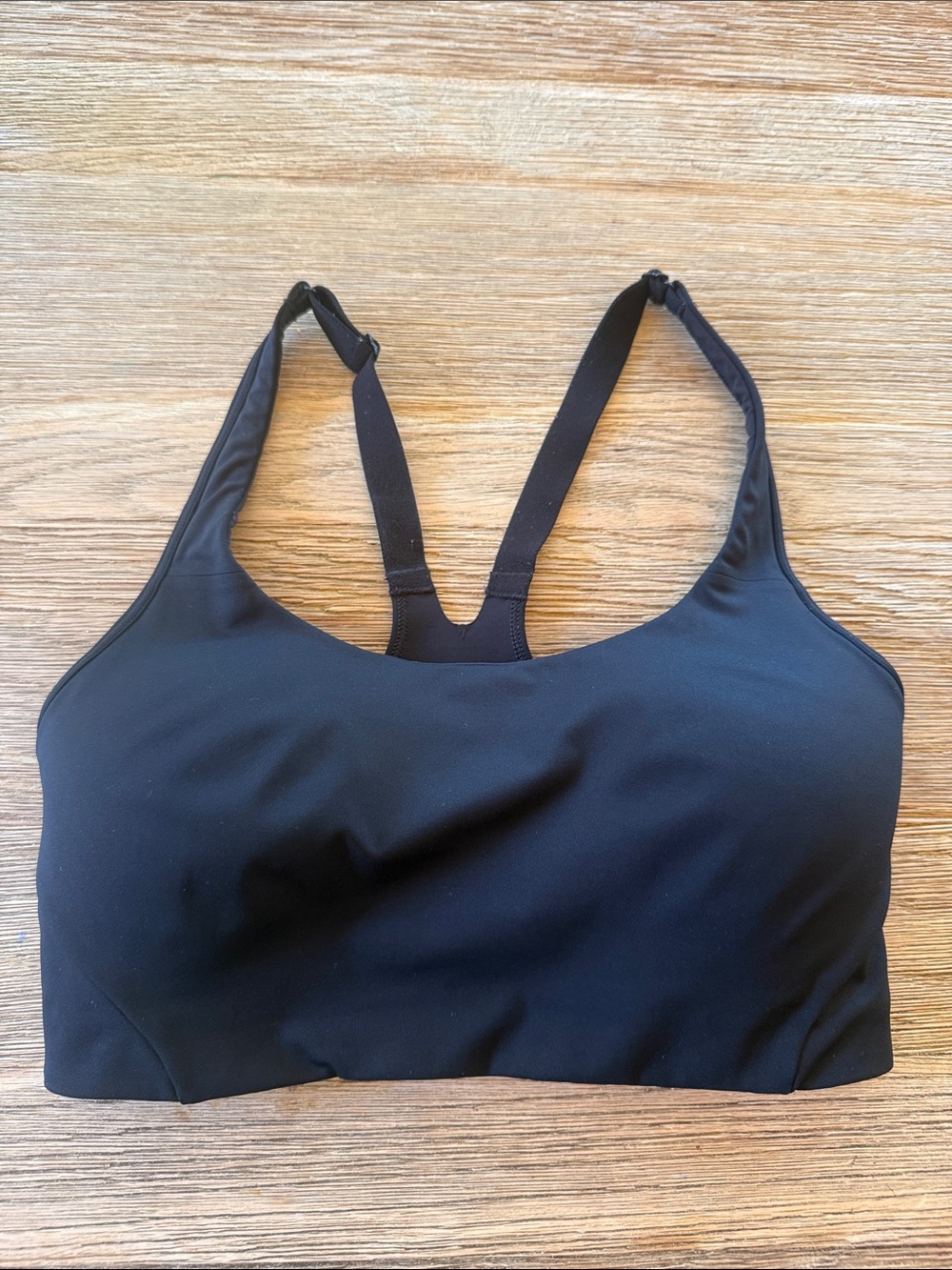 lululemon athletica Black Adjustable-Strap Sports Bra